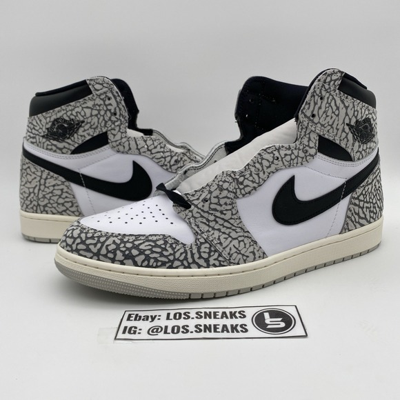 Jordan Other - Size 12.5 - Air Jordan 1 Retro OG High White Cement (DZ5485-052)